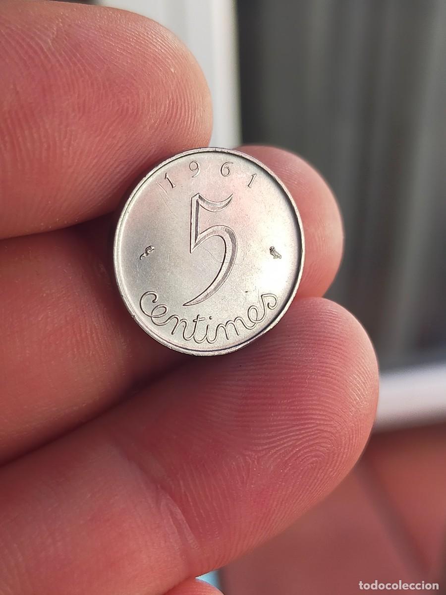 Monedas antiguas de Europa: MONEDA DE 5 CINCO CENTIMOS CENTIMES FRANCIA 1961 MUY BUENA CONSERVACION