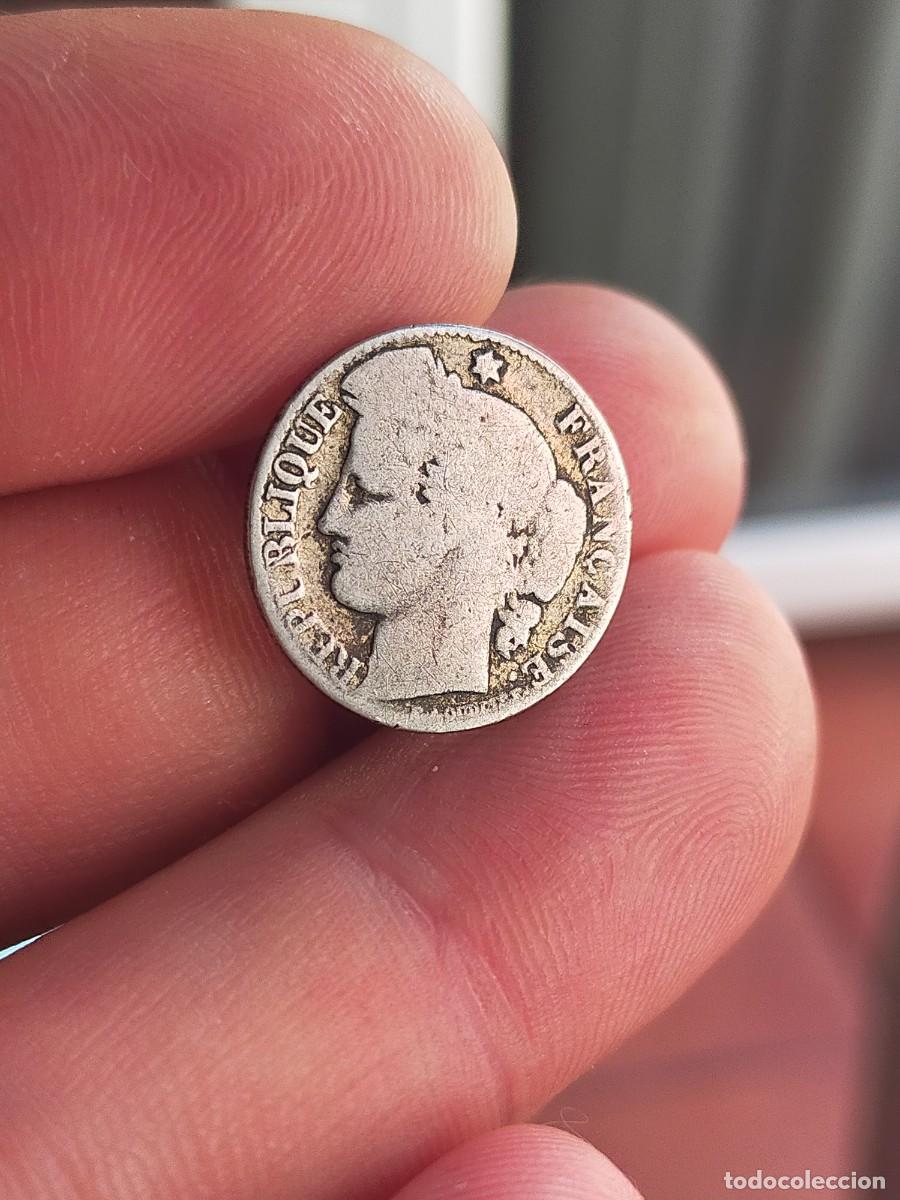 Monedas antiguas de Europa: MONEDA DE 50 CINCUENTA CENTIMOS CENTIMES FRANCIA SIN FECHA MALA CONSERVACION A TERCERA REPUBLICA