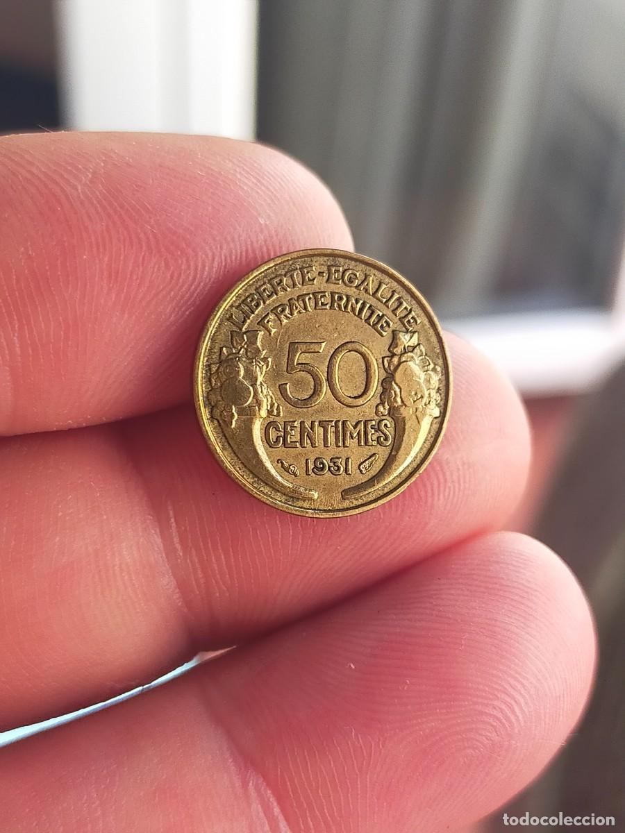 Monedas antiguas de Europa: MONEDA DE 50 CINCUENTA CENTIMOS CENTIMES FRANCIA 1931 EXCELENTE CONSERVACION