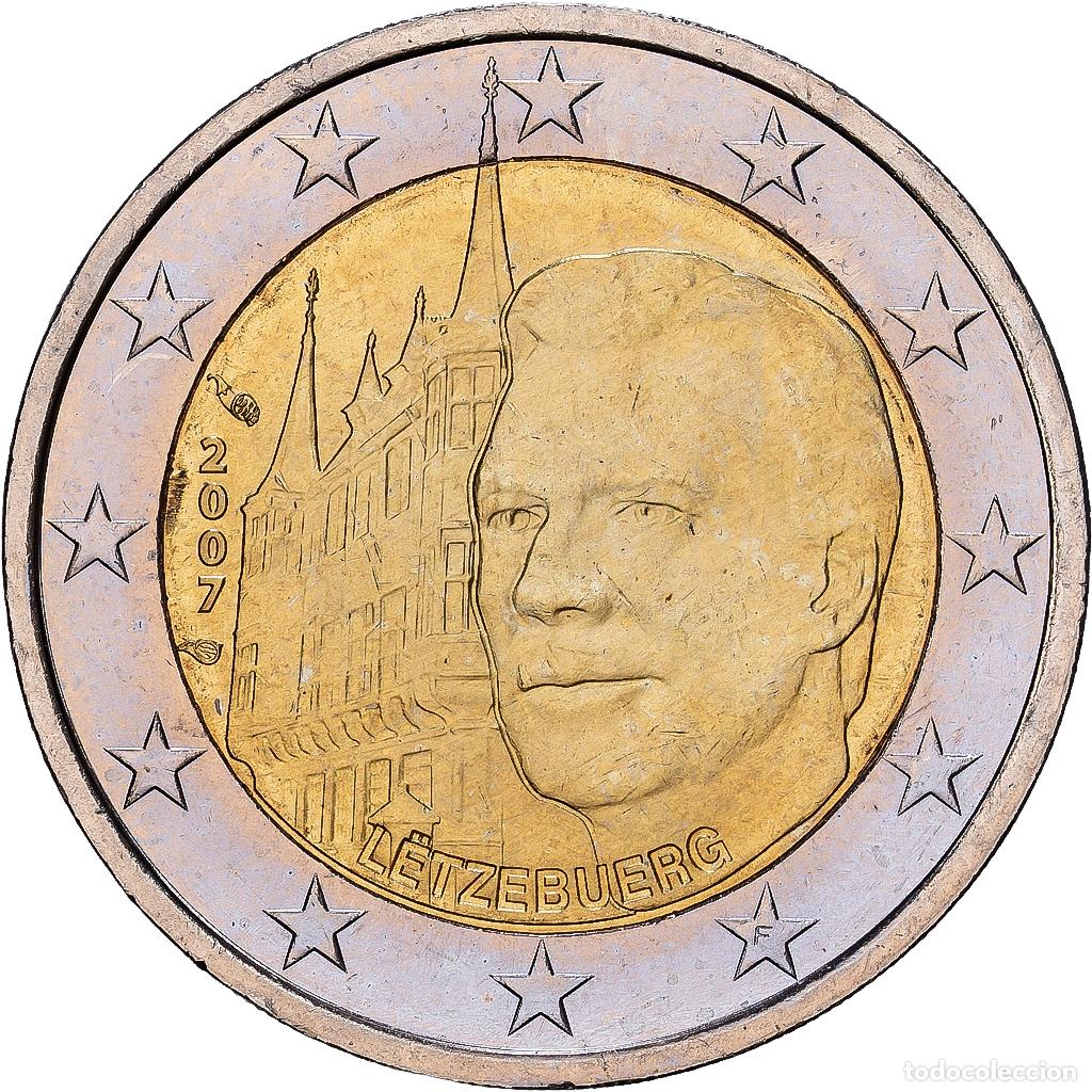 Monedas antiguas de Europa: [#1530388] Luxemburgo, 2 Euro, Palais grand-ducal, 2007, Pessac, Bimet&aacute;lico, FDC