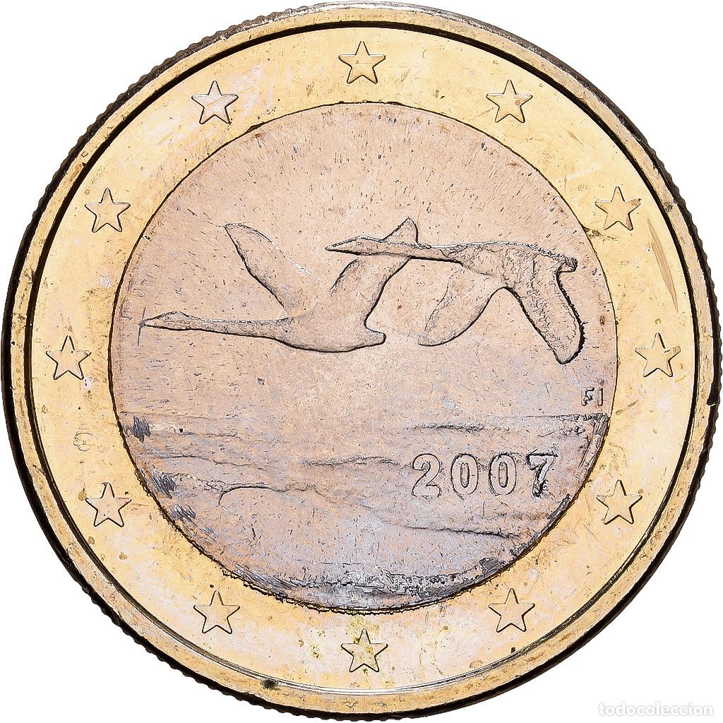 Monedas antiguas de Europa: [#1530391] Finlandia, Euro, s&eacute;rie FDC, 2007, Mint of Finland, Bimet&aacute;lico, SC, KM:104