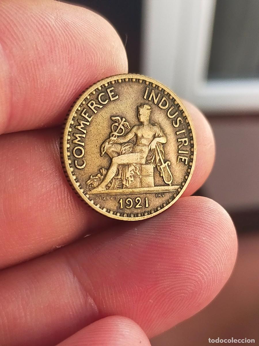 Monedas antiguas de Europa: MONEDA DE 1 UN FRANCO FRANC FRANCIA 1921 MUY BUENA CONSERVACION