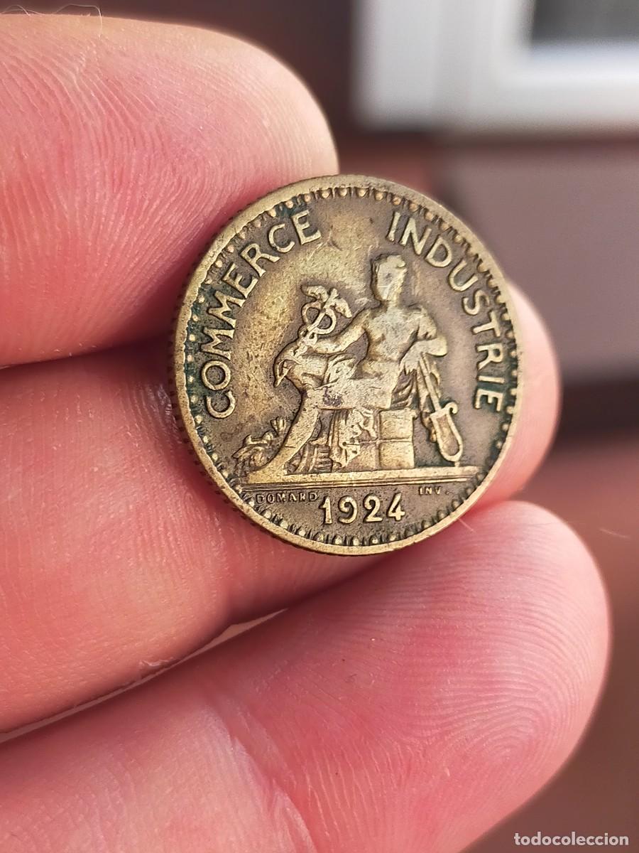 Monedas antiguas de Europa: MONEDA DE 1 UN FRANCO FRANC FRANCIA 1924 BUENA CONSERVACION
