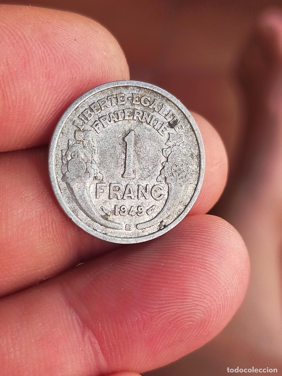 Monedas antiguas de Europa: MONEDA DE 1 UN FRANCO FRANC FRANCIA 1949 B BUENA CONSERVACION