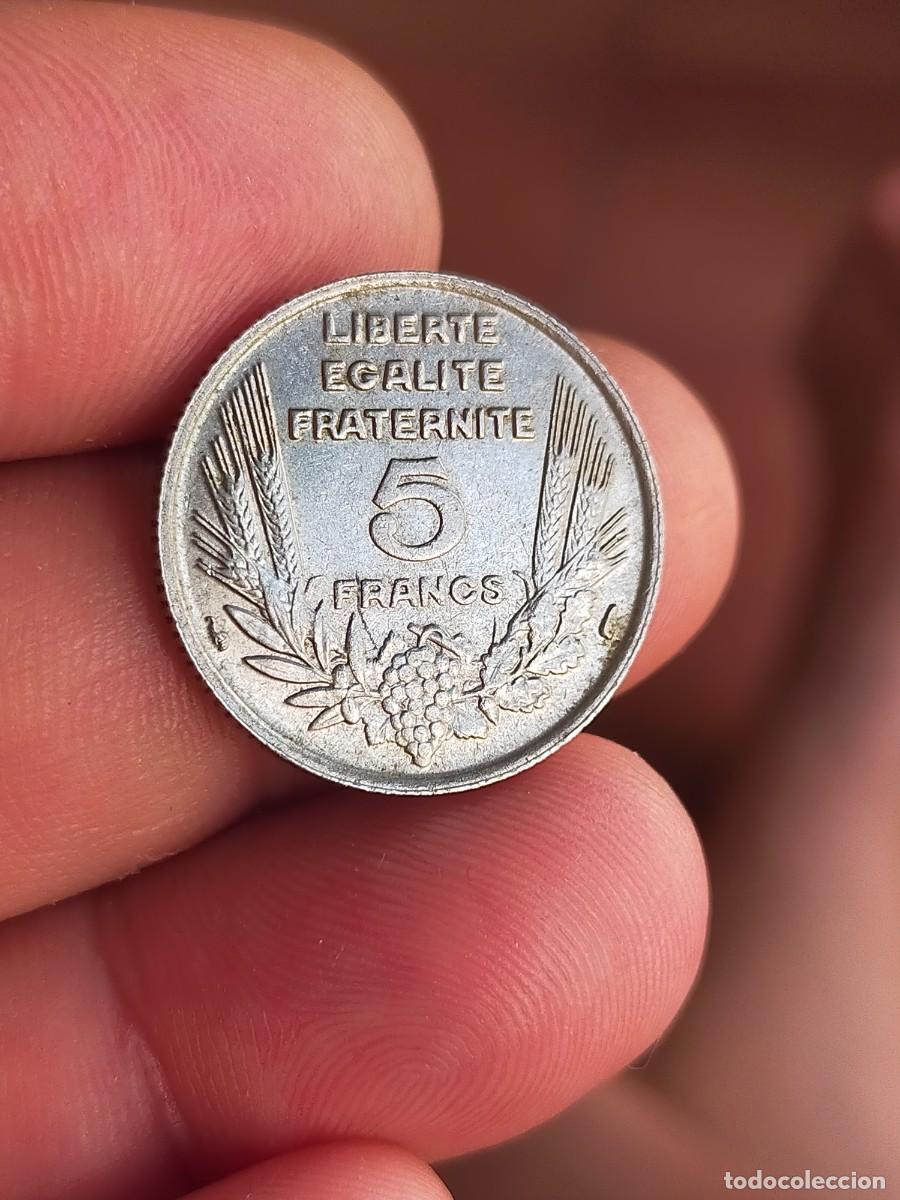 Monedas antiguas de Europa: MONEDA DE 5 CINCO FRANCOS FRANCS FRANCIA 1933 EXCELENTE CONSERVACION