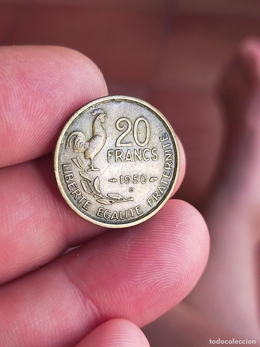 Monedas antiguas de Europa: MONEDA DE 20 VEINTE FRANCOS FRANCS FRANCIA 1950 B MUY BUENA CONSERVACION