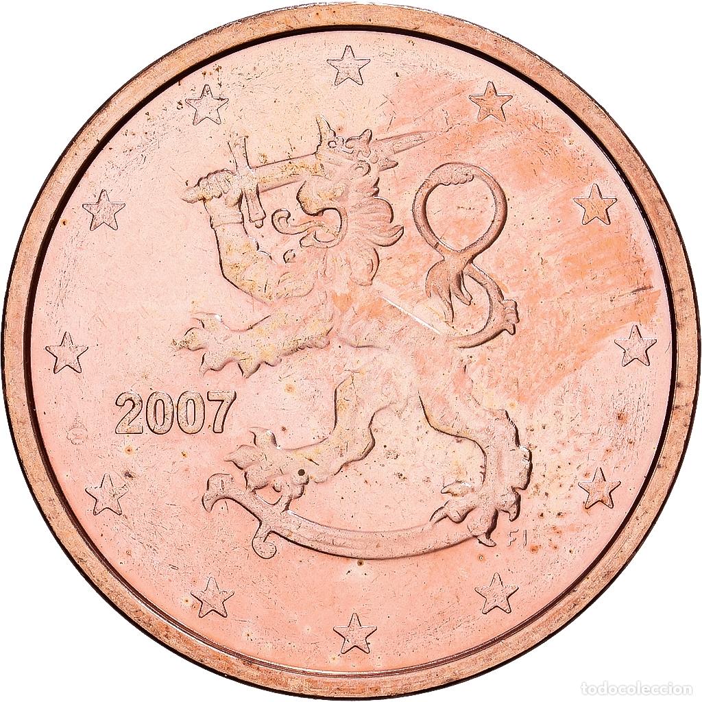 Monedas antiguas de Europa: [#1530408] Finlandia, 2 Euro Cent, 2007, Vantaa, Cobre chapado en acero, EBC, KM:99
