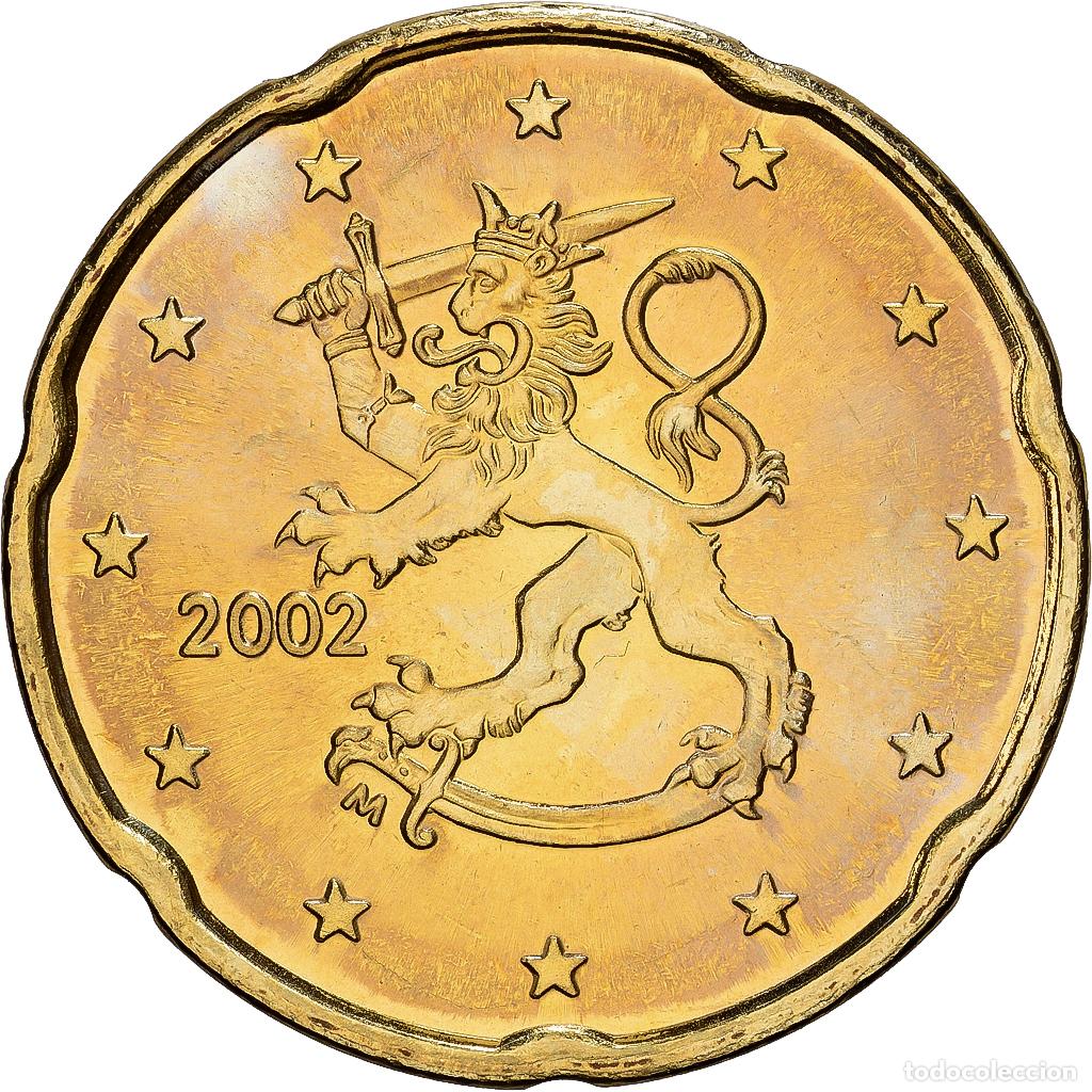 Monedas antiguas de Europa: [#1530403] Finlandia, 20 Euro Cent, s&eacute;rie FDC, 2002, Mint of Finland, Nordic gold, FDC