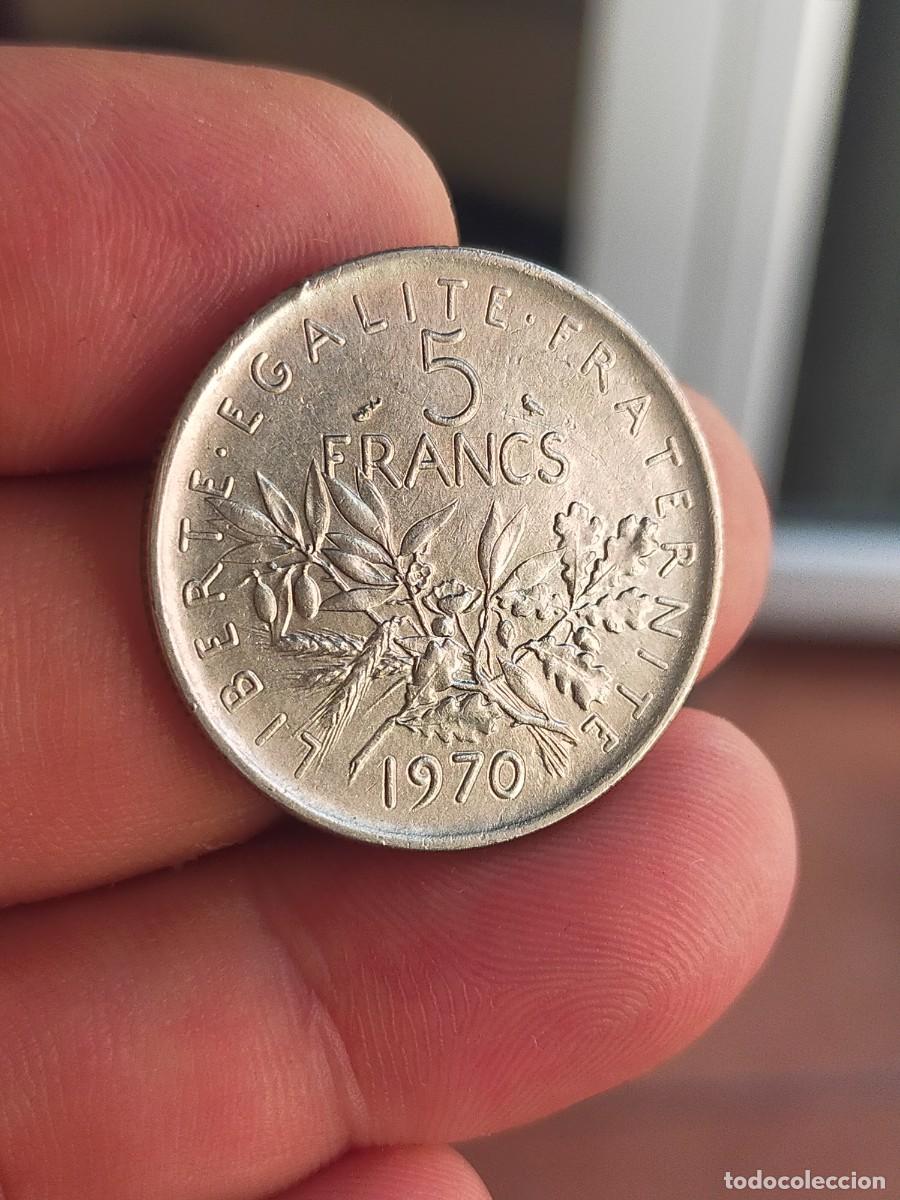 Monedas antiguas de Europa: MONEDA DE 5 CINCO FRANCOS FRANCS FRANCIA 1970 MUY BUENA CONSERVACION