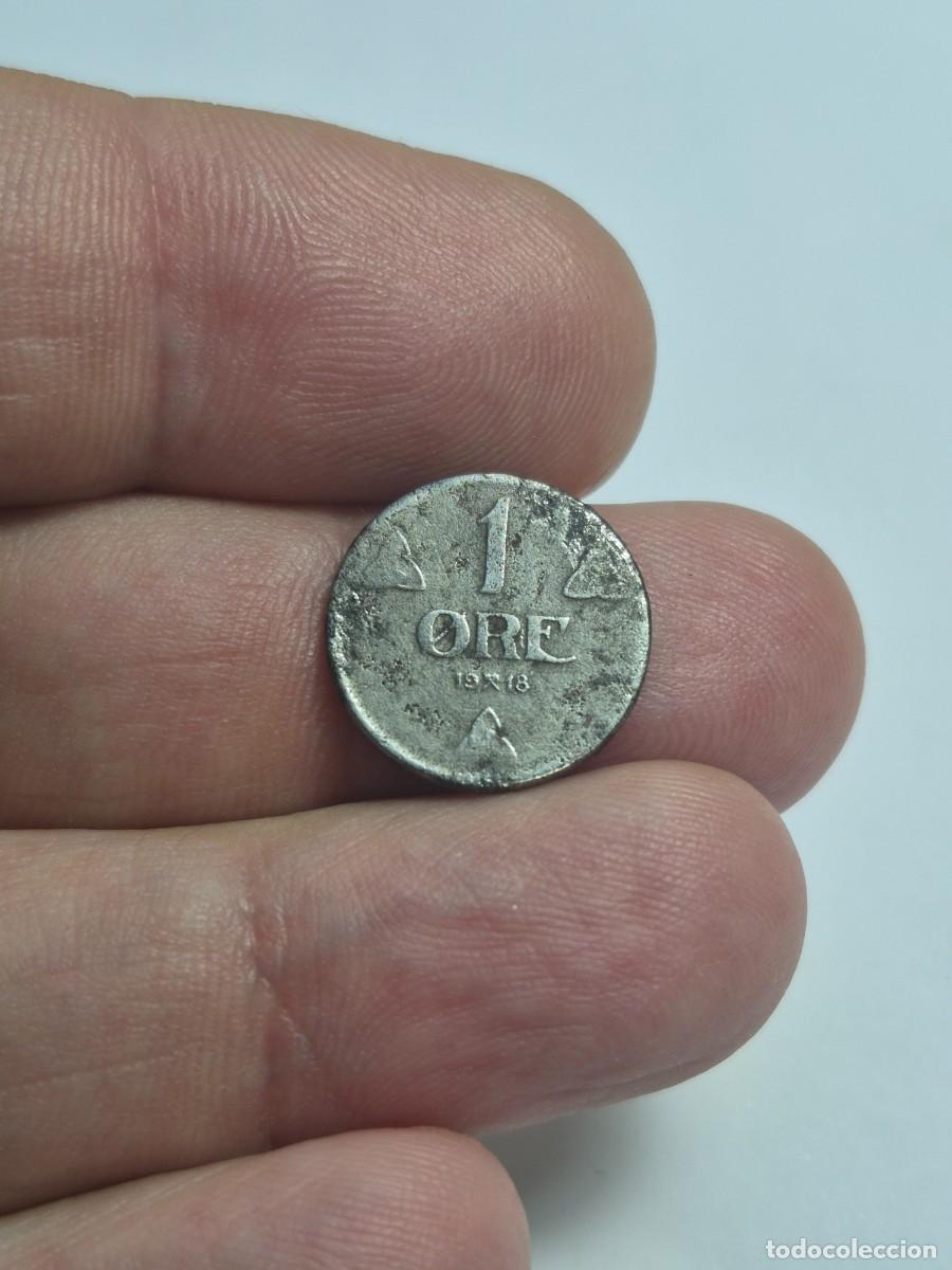 Monedas antiguas de Europa: NT/ NORUEGA 1 ORE KONGSBERG HAAKON VII 1918 (M1452)