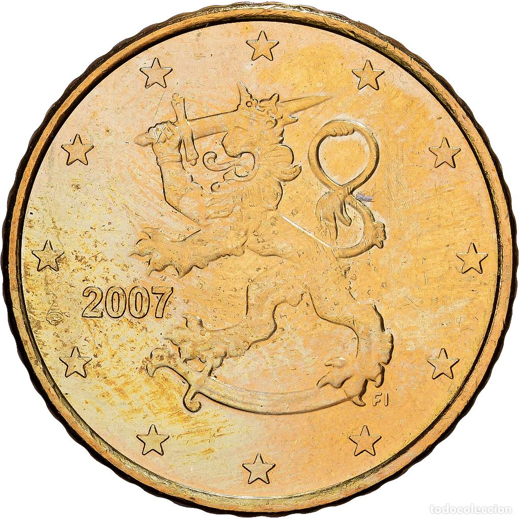 Monedas antiguas de Europa: [#1530411] Finlandia, 50 Euro Cent, s&eacute;rie FDC, 2007, Mint of Finland, Nordic gold, SC+
