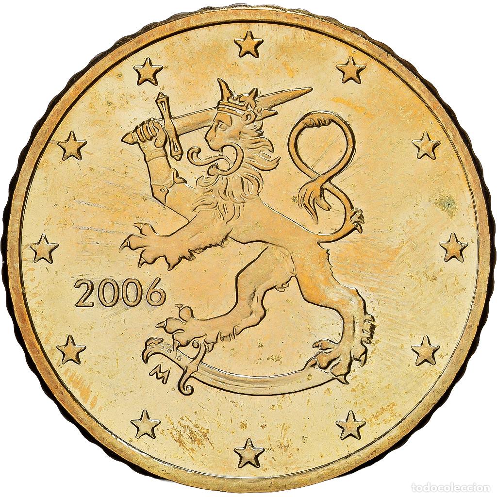Monedas antiguas de Europa: [#1530412] Finlandia, 50 Euro Cent, s&eacute;rie FDC, 2006, Mint of Finland, Nordic gold, EBC
