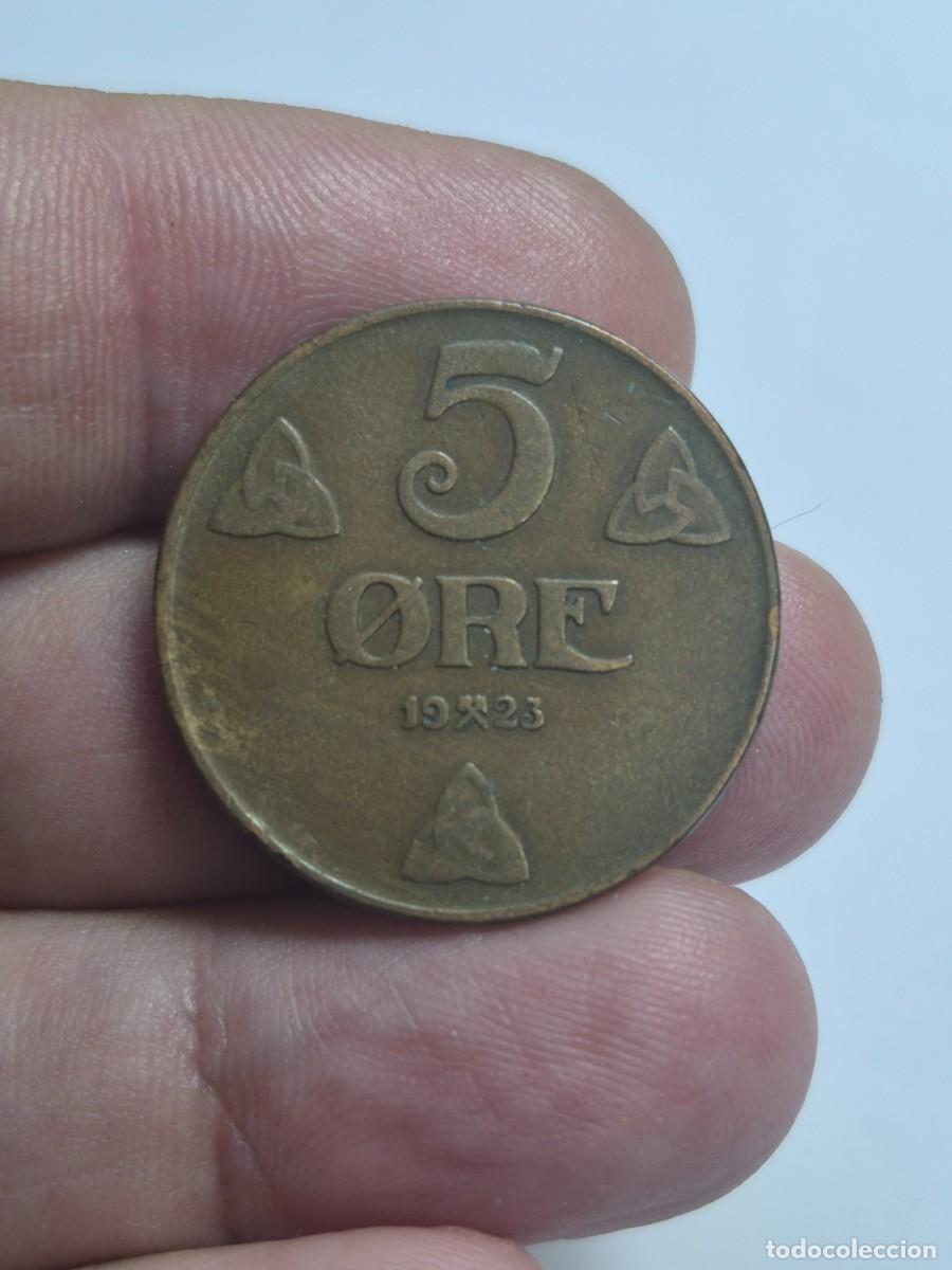 Monedas antiguas de Europa: NT/ NORUEGA 5 ORE 1923 (M1459)