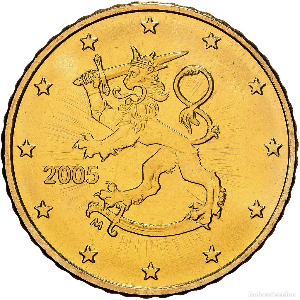 Monedas antiguas de Europa: [#1530414] Finlandia, 50 Euro Cent, s&eacute;rie FDC, 2005, Mint of Finland, Nordic gold, FDC