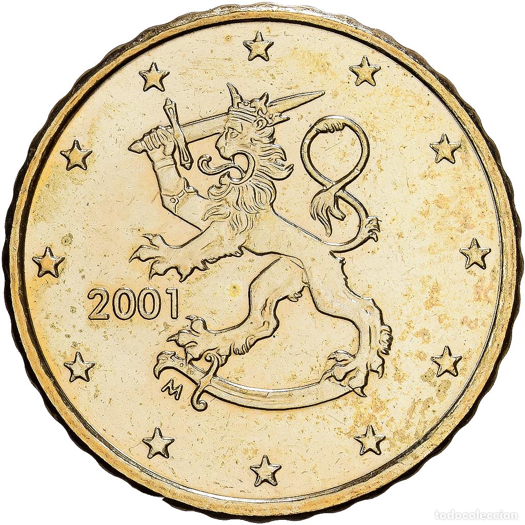 Monedas antiguas de Europa: [#1530417] Finlandia, 10 Euro Cent, 2001, Vantaa, Nordic gold, EBC+