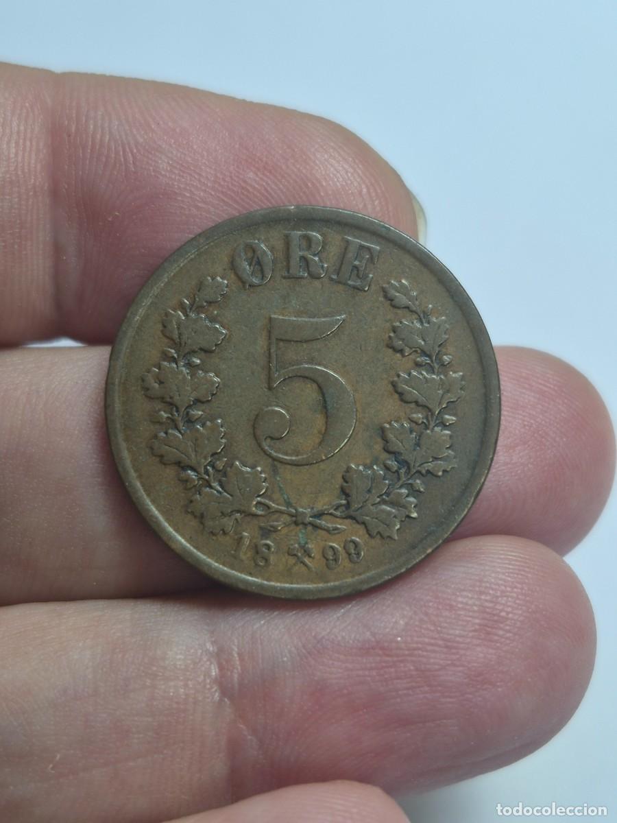 Monedas antiguas de Europa: NT/ NORUEGA 5 ORE 1899 (M1461)