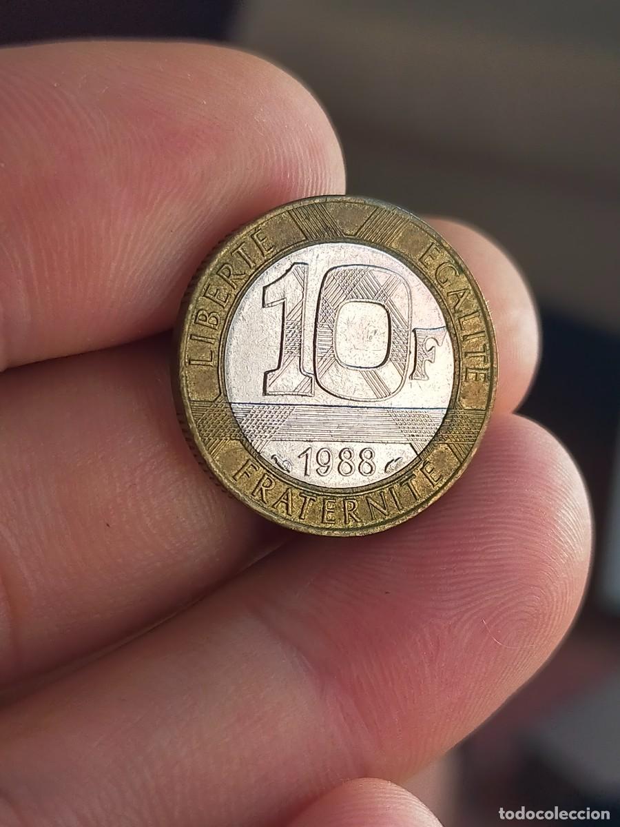 Monedas antiguas de Europa: MONEDA DE 10 DIEZ FRANCOS FRANCS FRANCIA 1988 MUY BUENA CONSERVACION