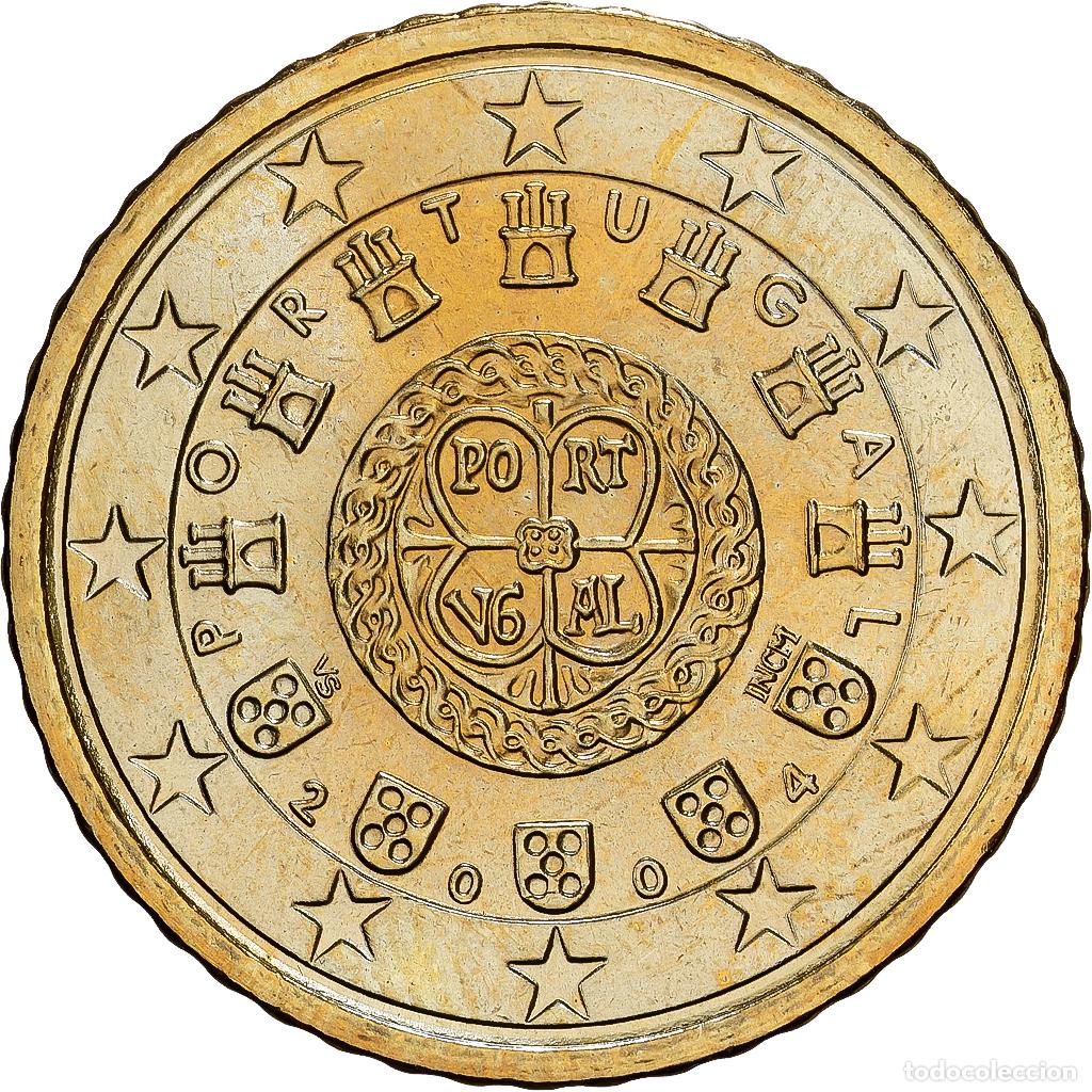 Monedas antiguas de Europa: [#1530428] Portugal, 50 Euro Cent, 2004, Lisbon, Nordic gold, FDC, KM:765