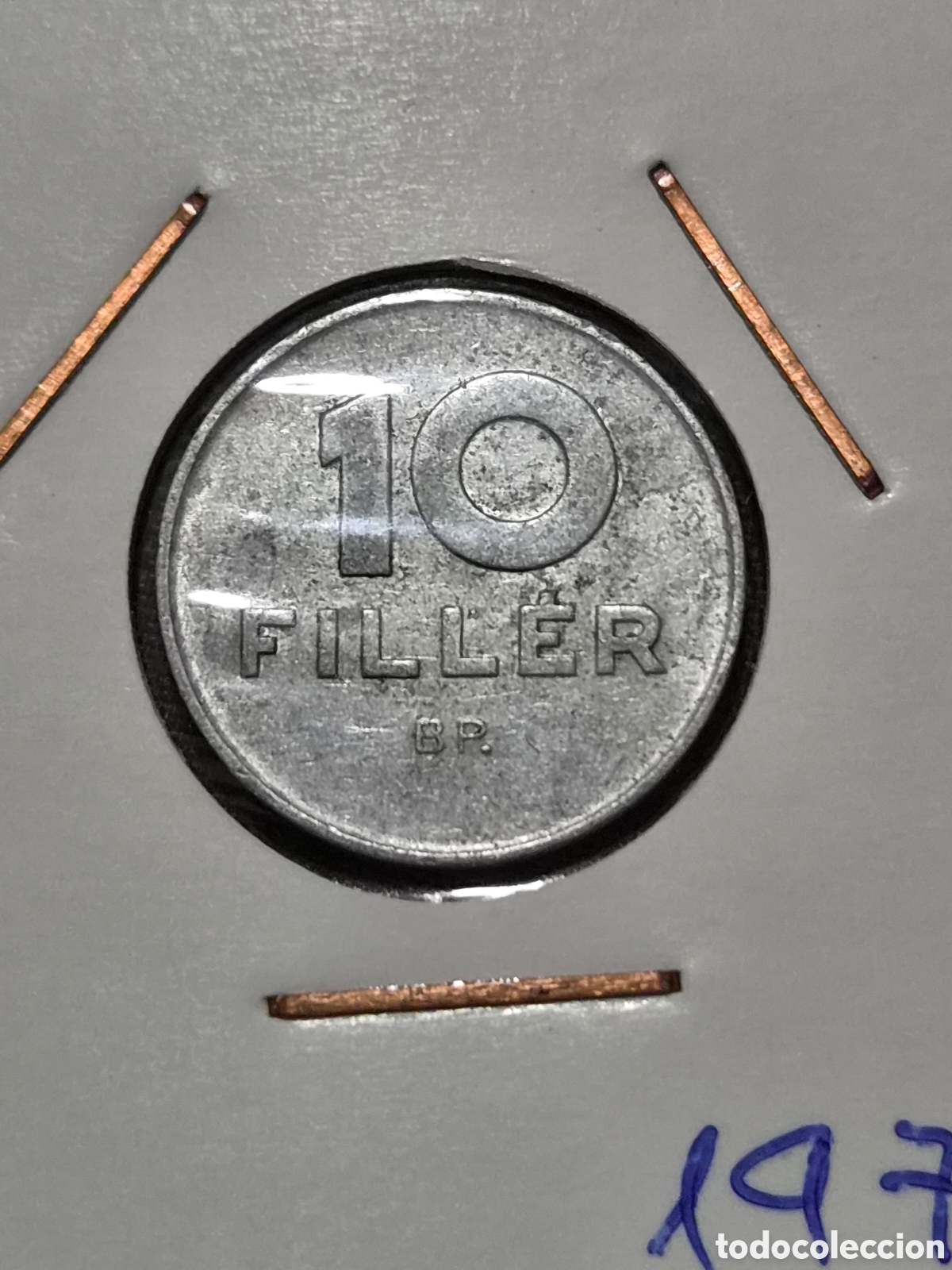 Monedas antiguas de Europa: MONEDA DE HUNGR&Iacute;A 10 FILLER 1979
