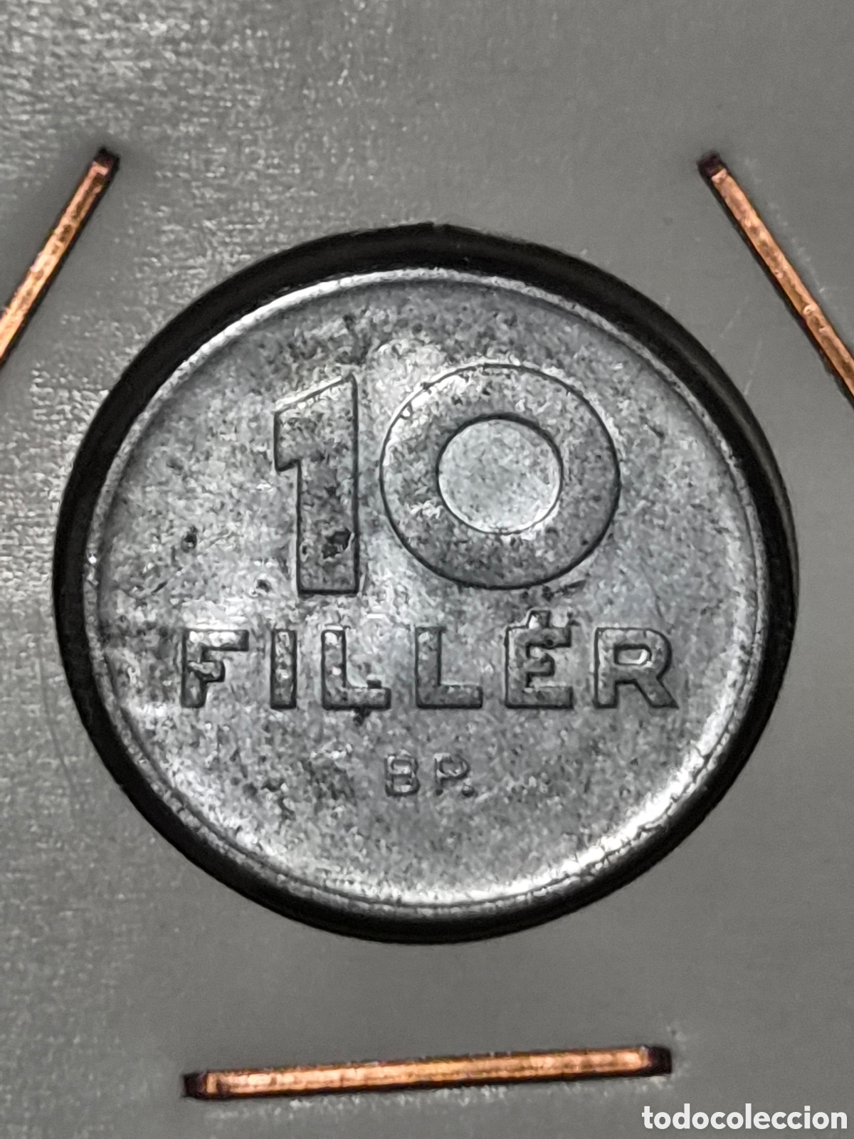 Monedas antiguas de Europa: MONEDA DE HUNGR&Iacute;A 10 FILLER 1980