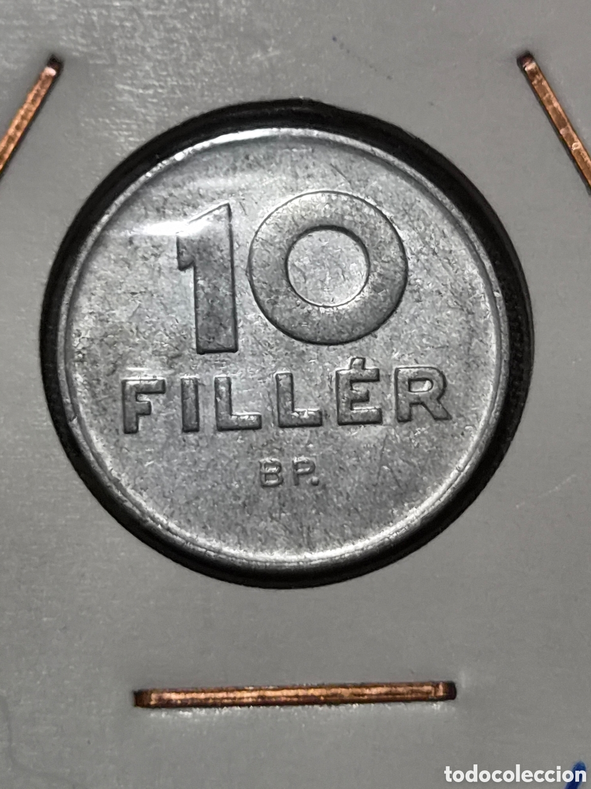 Monedas antiguas de Europa: MONEDA DE HUNGR&Iacute;A 10 FILLER 1981
