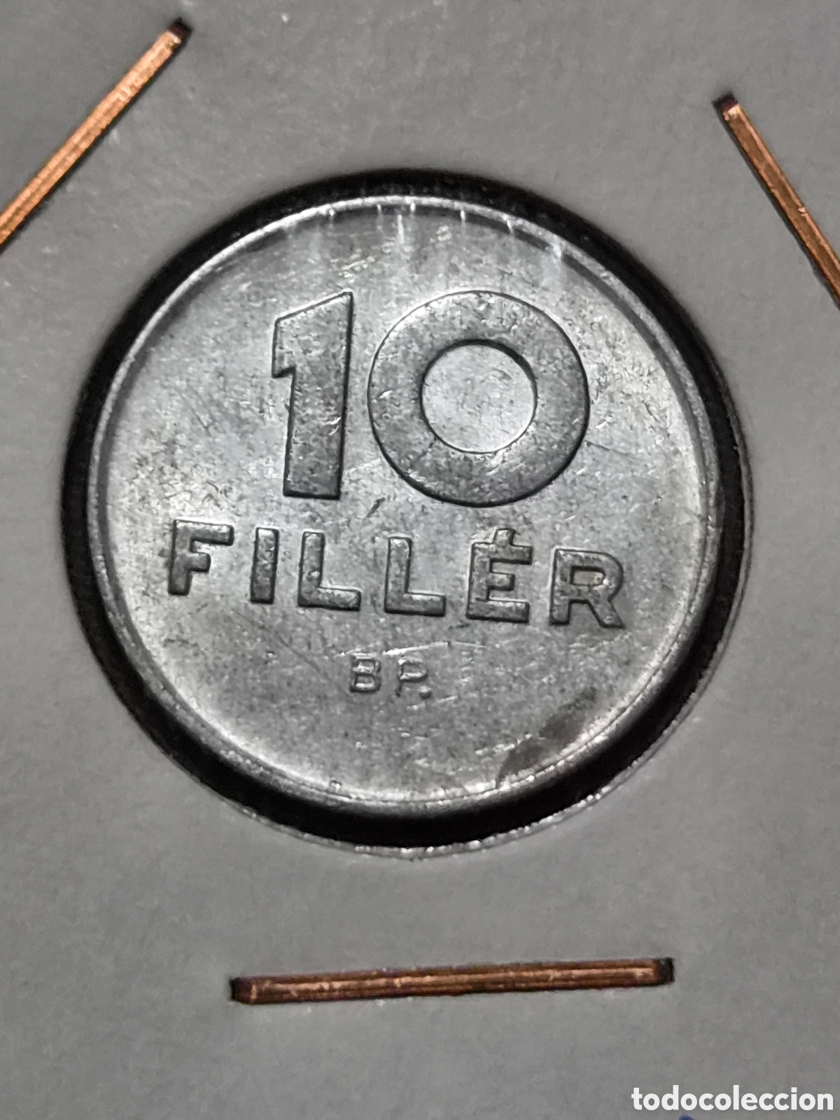 Monedas antiguas de Europa: MONEDA DE HUNGR&Iacute;A 10 FILLER 1985
