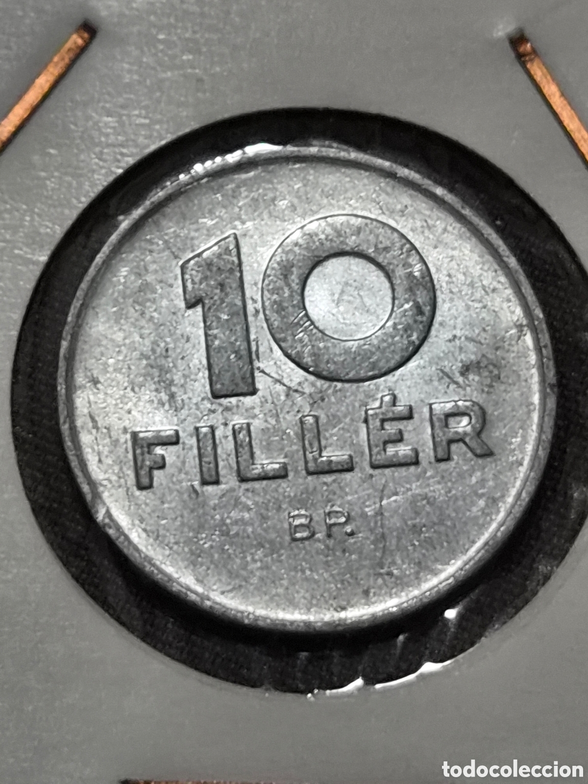 Monedas antiguas de Europa: MONEDA DE HUNGR&Iacute;A 10 FILLER 1989