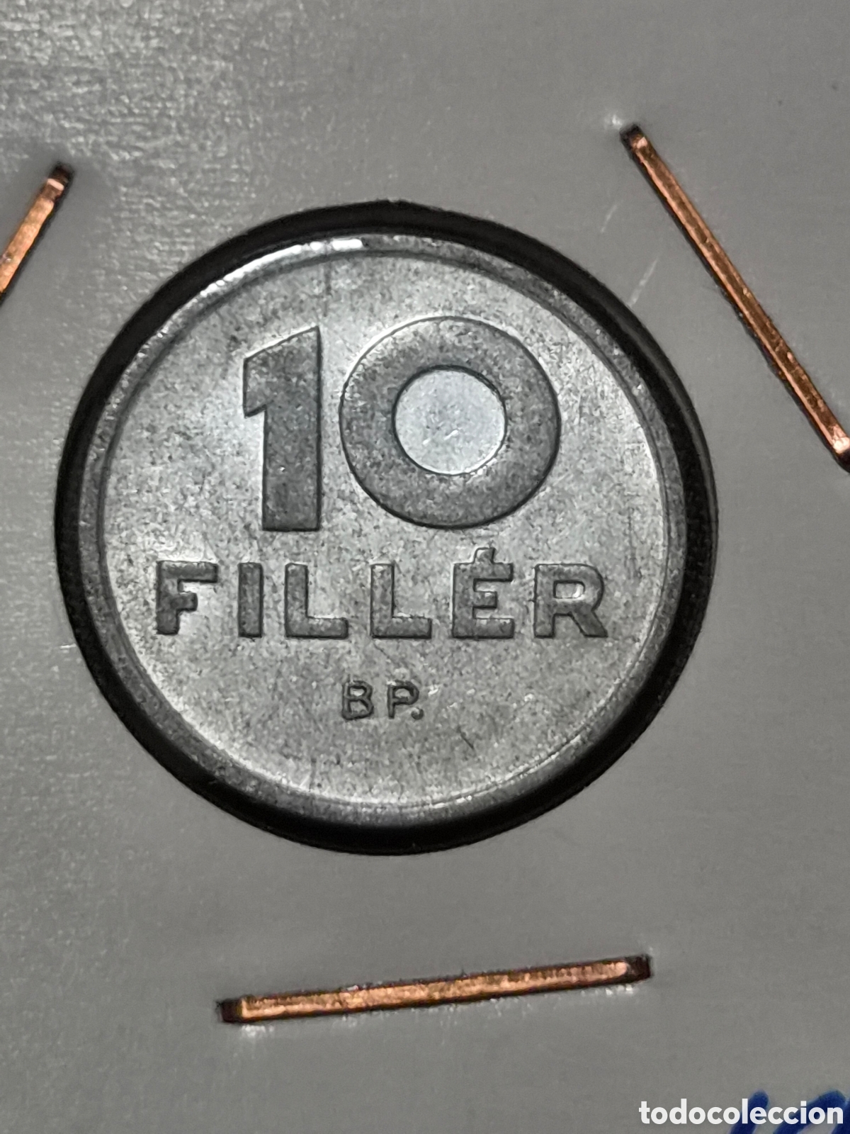 Monedas antiguas de Europa: MONEDA DE HUNGR&Iacute;A 10 FILLER 1990