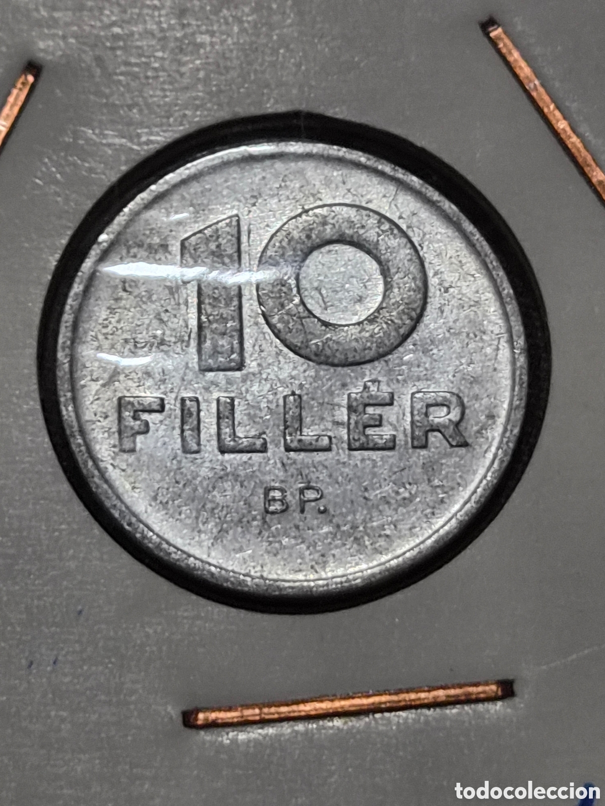 Monedas antiguas de Europa: MONEDA DE HUNGR&Iacute;A 10 FILLER 1992