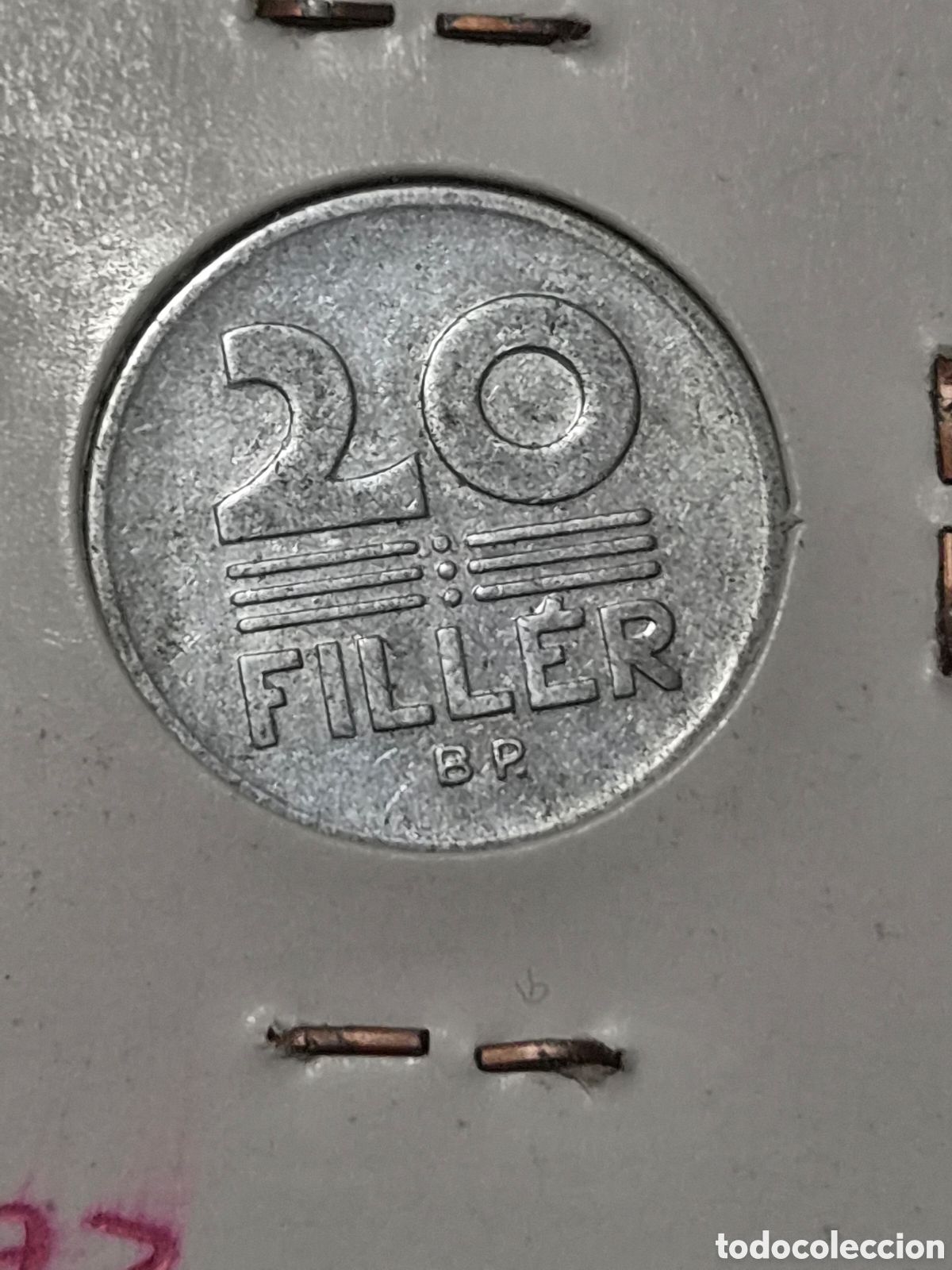 Monedas antiguas de Europa: MONEDA DE HUNGR&Iacute;A 20 FILLER 1971