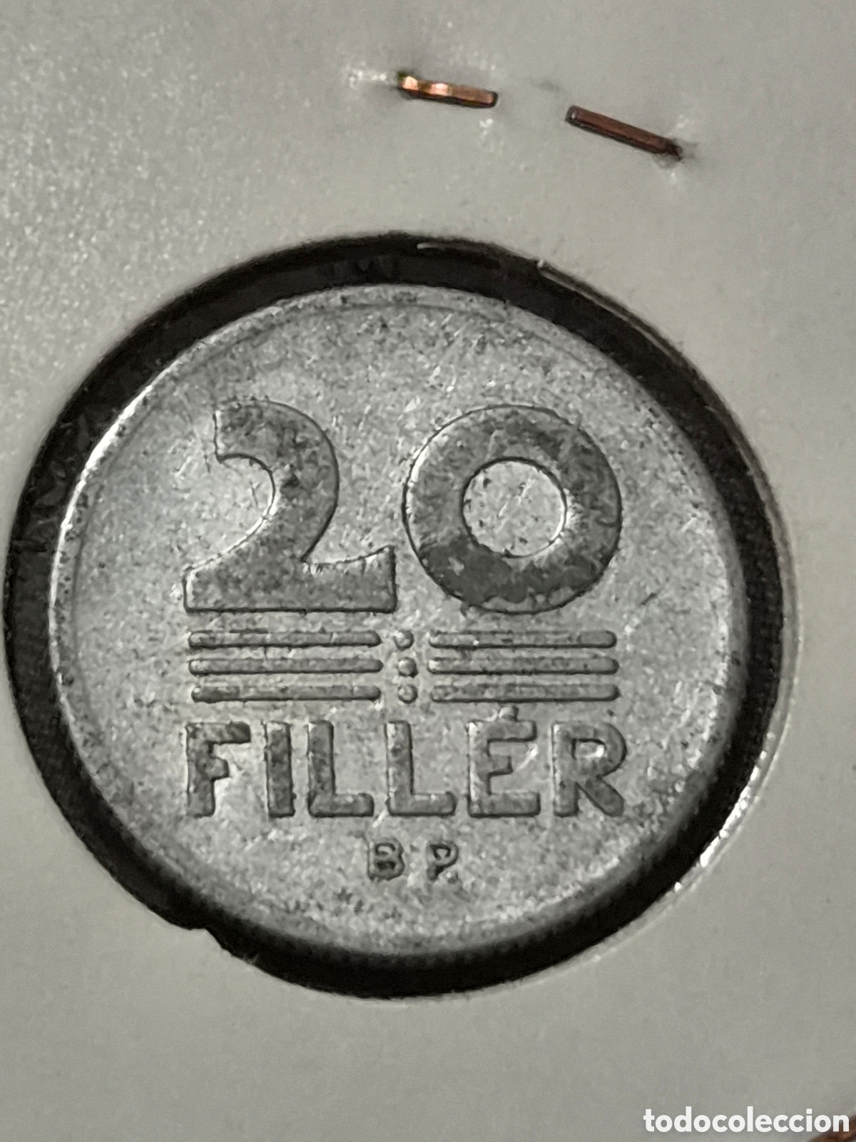 Monedas antiguas de Europa: MONEDA DE HUNGR&Iacute;A 20 FILLER 1972