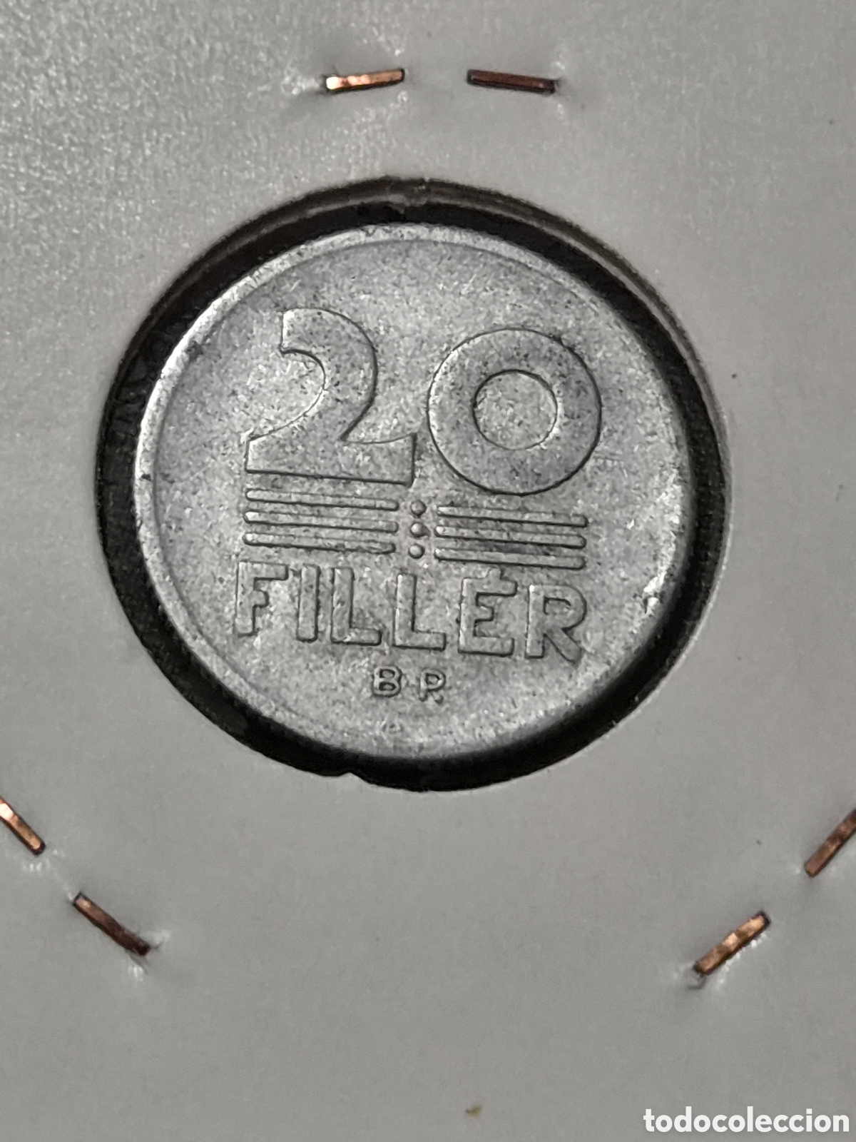 Monedas antiguas de Europa: MONEDA DE HUNGR&Iacute;A 20 FILLER 1973