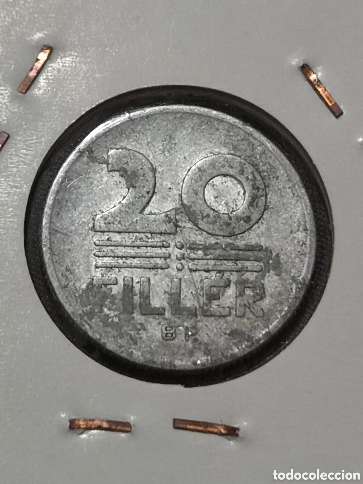Monedas antiguas de Europa: MONEDA DE HUNGR&Iacute;A 20 FILLER 1974