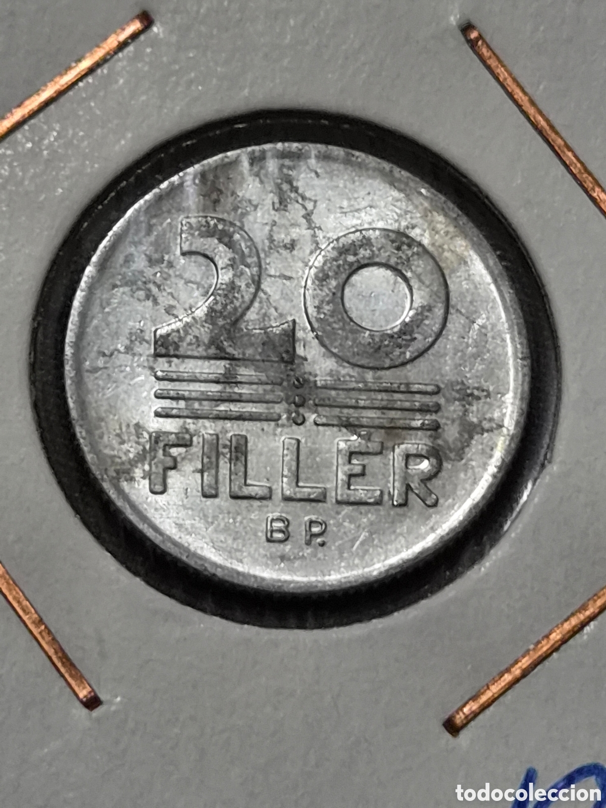 Monedas antiguas de Europa: MONEDA DE HUNGR&Iacute;A 20 FILLER 1977
