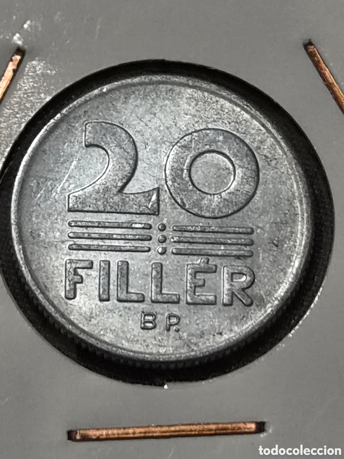 Monedas antiguas de Europa: MONEDA DE HUNGR&Iacute;A 20 FILLER 1978