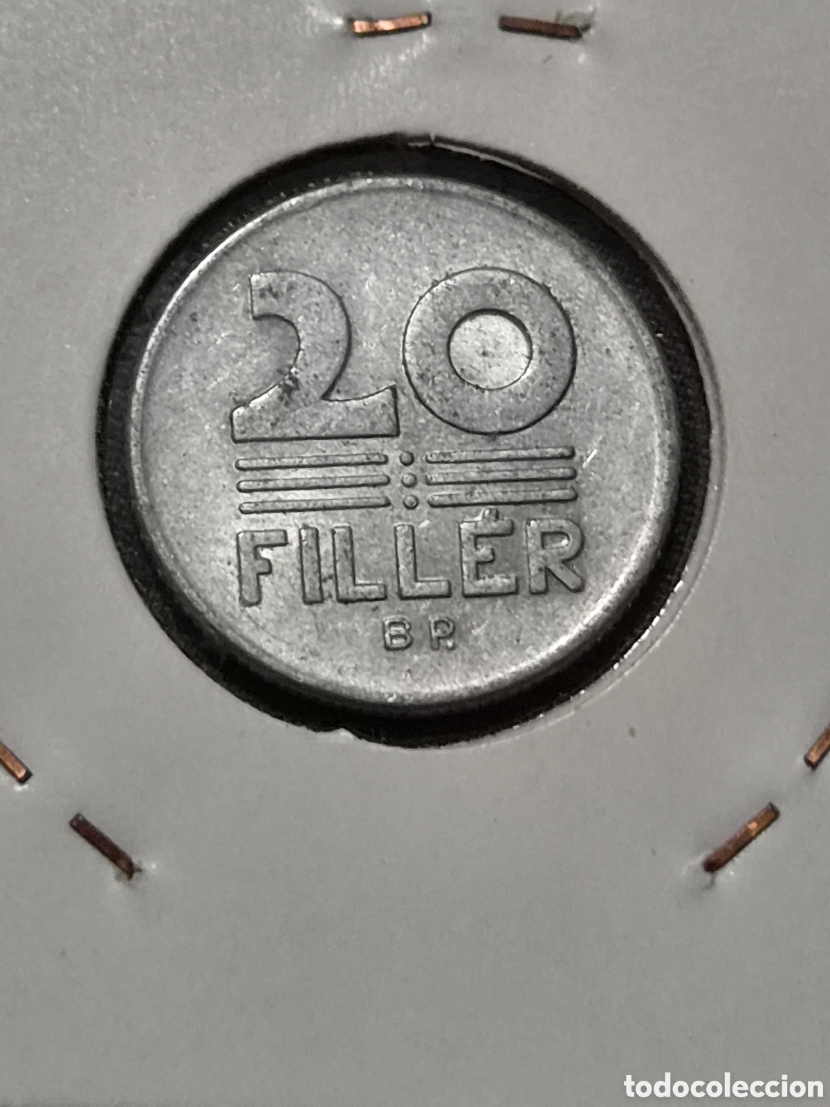 Monedas antiguas de Europa: MONEDA DE HUNGR&Iacute;A 20 FILLER 1979