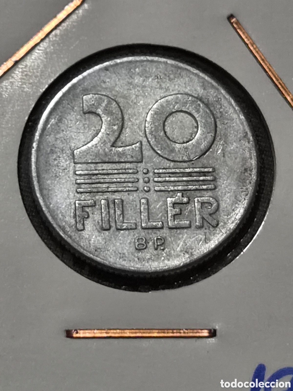 Monedas antiguas de Europa: MONEDA DE HUNGR&Iacute;A 20 FILLER 1980
