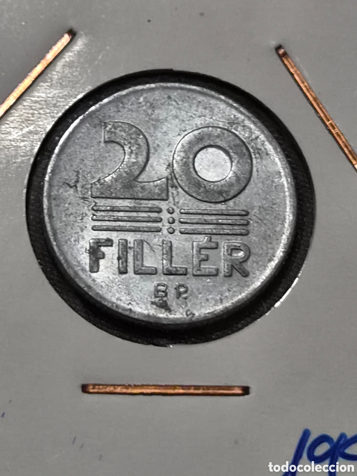 Monedas antiguas de Europa: MONEDA DE HUNGR&Iacute;A 20 FILLER 1981