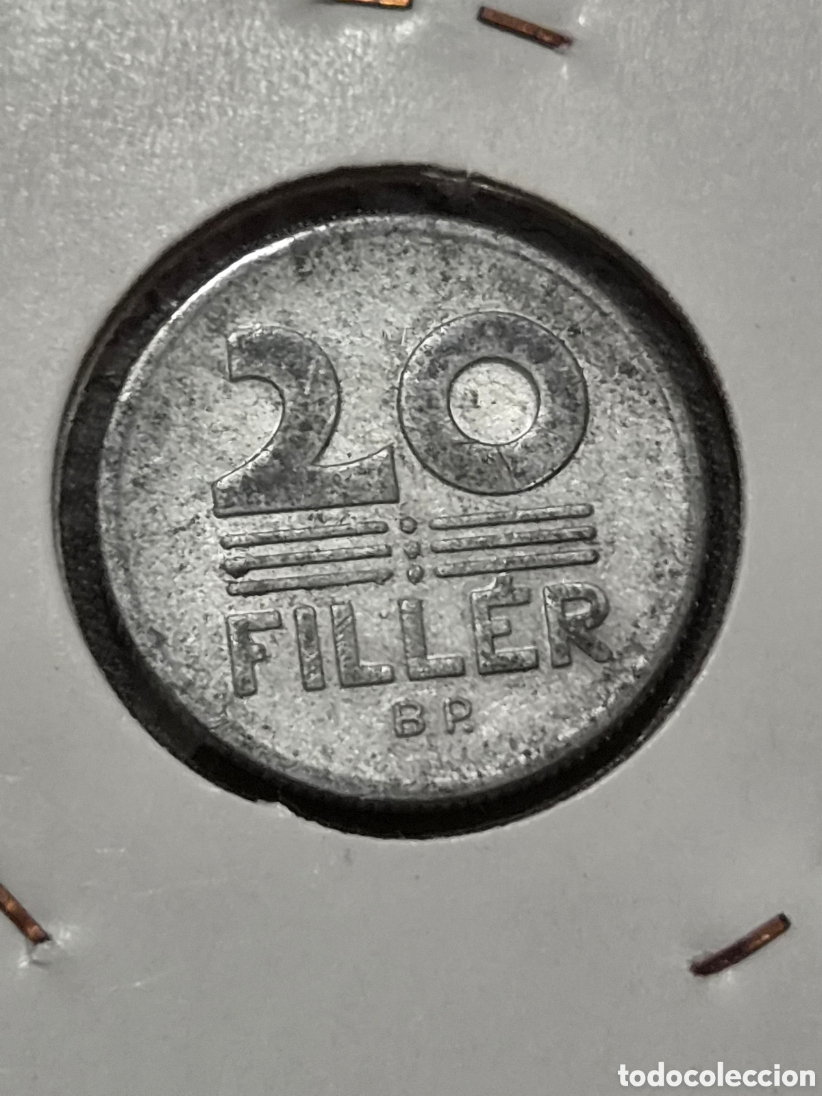 Monedas antiguas de Europa: MONEDA DE HUNGR&Iacute;A 20 FILLER 1982