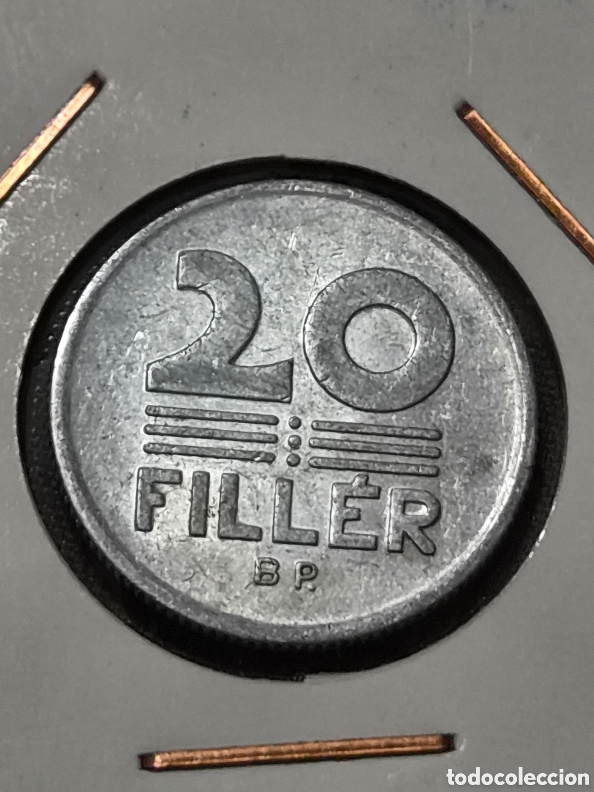 Monedas antiguas de Europa: MONEDA DE HUNGR&Iacute;A 20 FILLER 1985