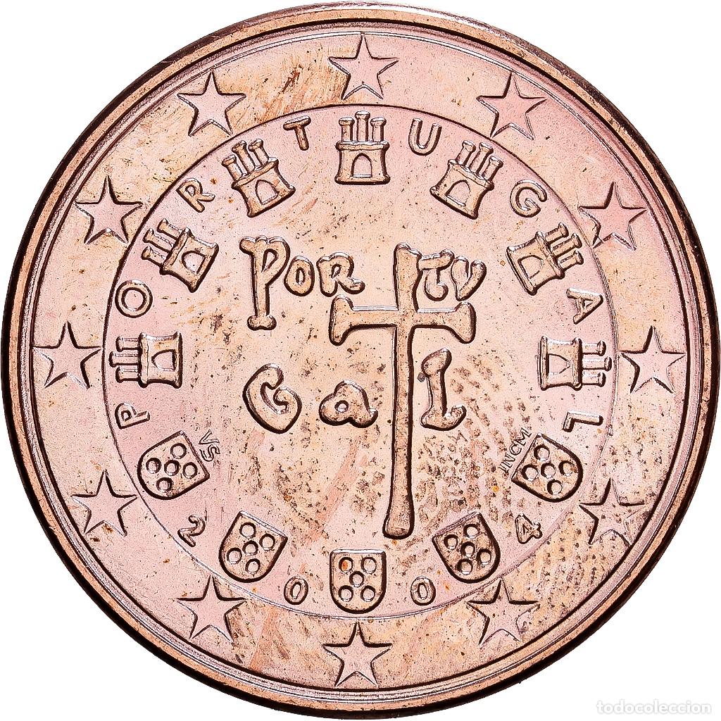 Monedas antiguas de Europa: [#1530430] Portugal, 5 Euro Cent, 2004, Lisbon, Cobre chapado en acero, SC, KM:742