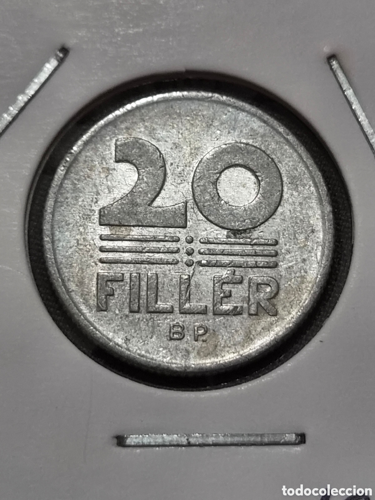 Monedas antiguas de Europa: MONEDA DE HUNGR&Iacute;A 20 FILLER 1987