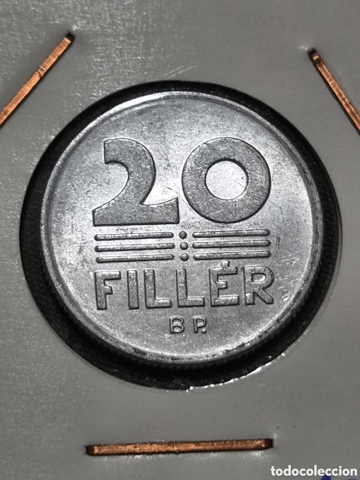 Monedas antiguas de Europa: MONEDA DE HUNGR&Iacute;A 20 FILLER 1989