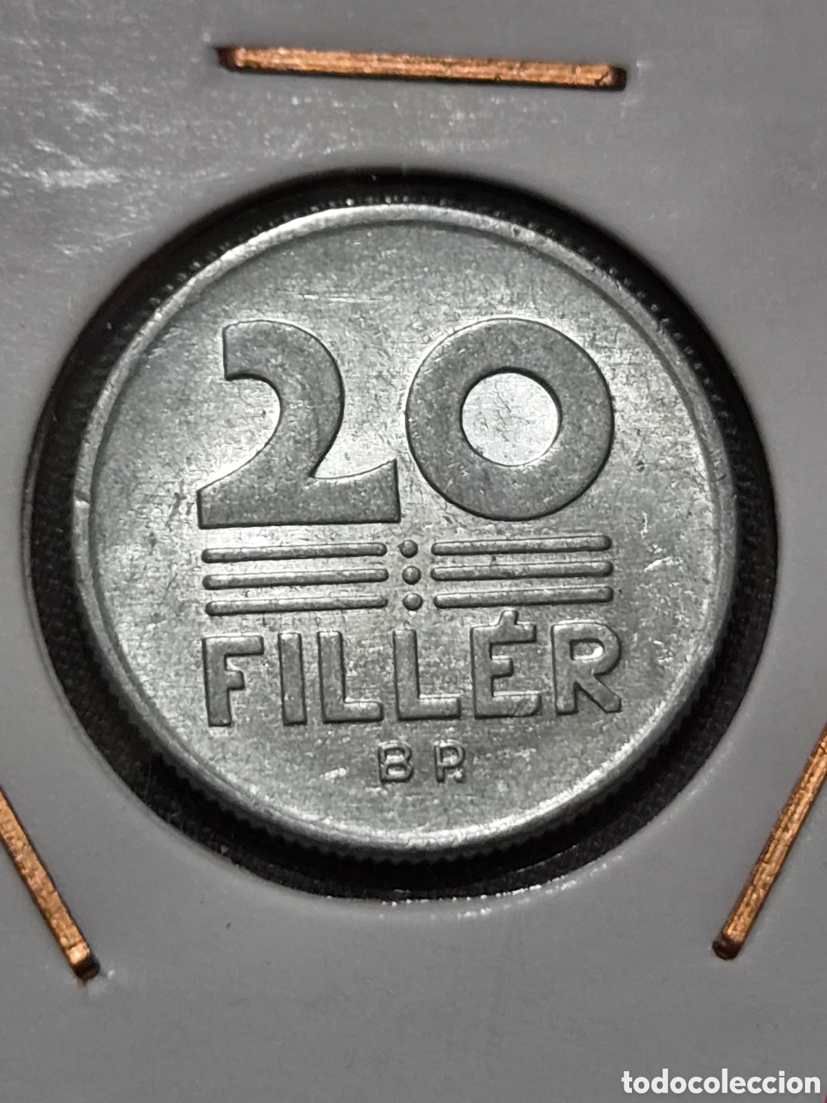 Monedas antiguas de Europa: MONEDA DE HUNGR&Iacute;A 20 FILLER 1990