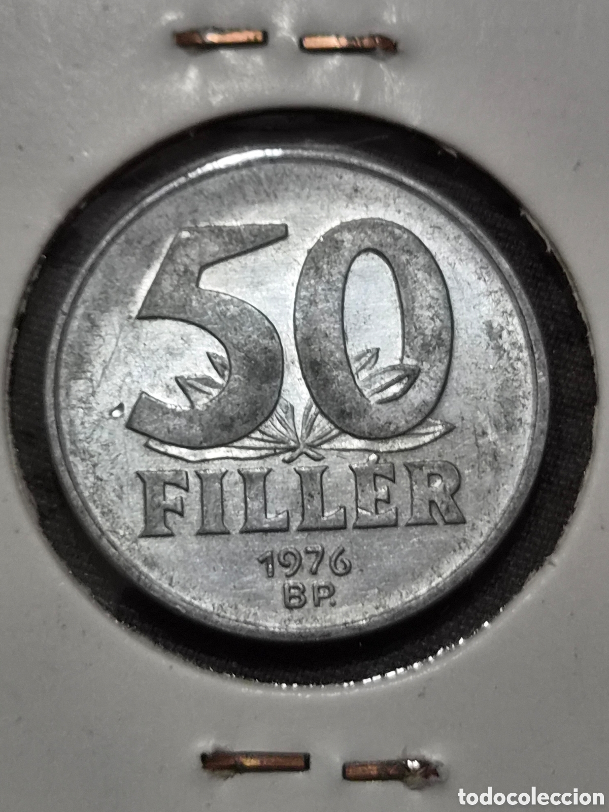 Monedas antiguas de Europa: MONEDA DE HUNGR&Iacute;A 50 FILLER 1976
