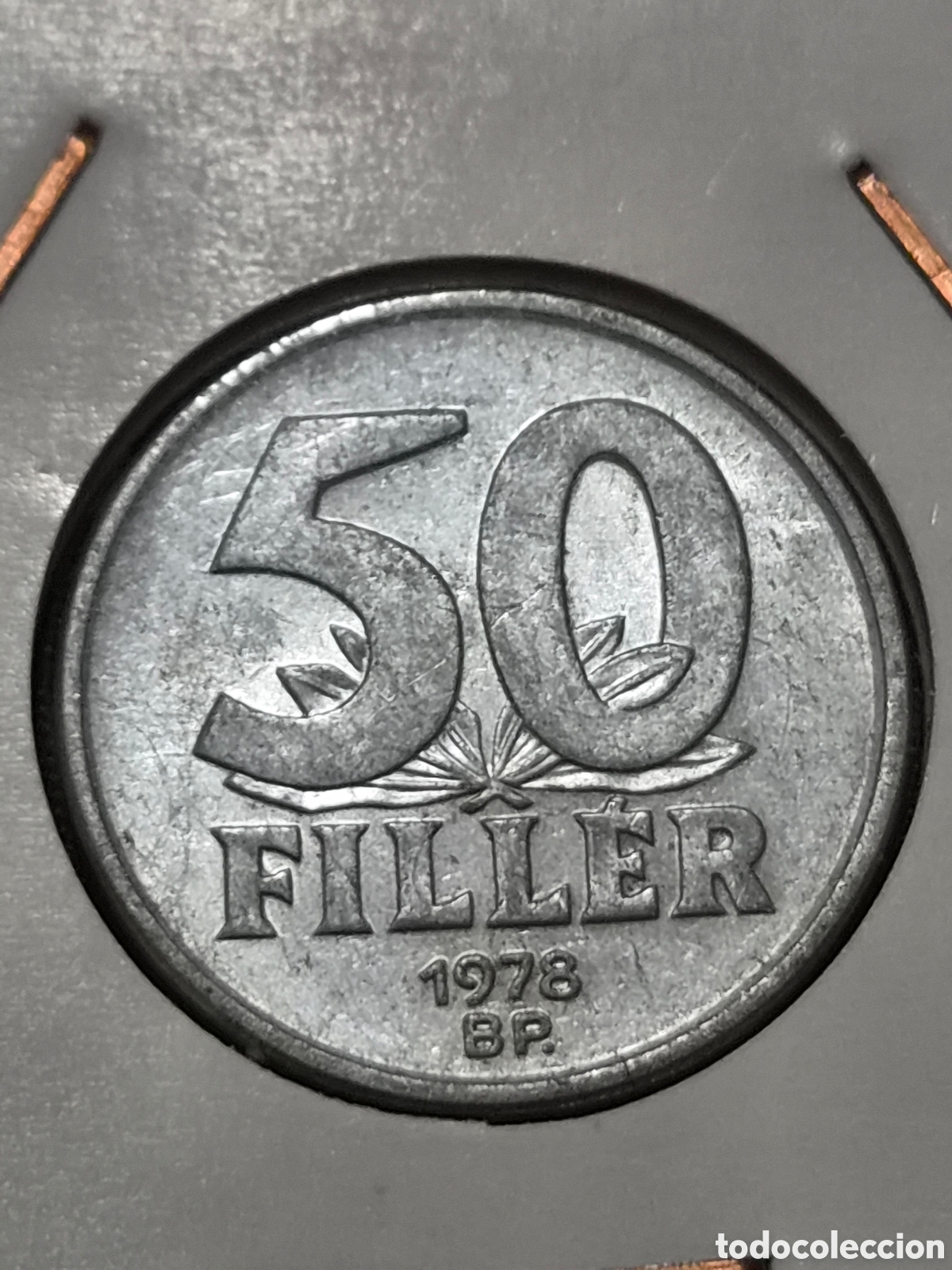 Monedas antiguas de Europa: MONEDA DE HUNGR&Iacute;A 50 FILLER 1978