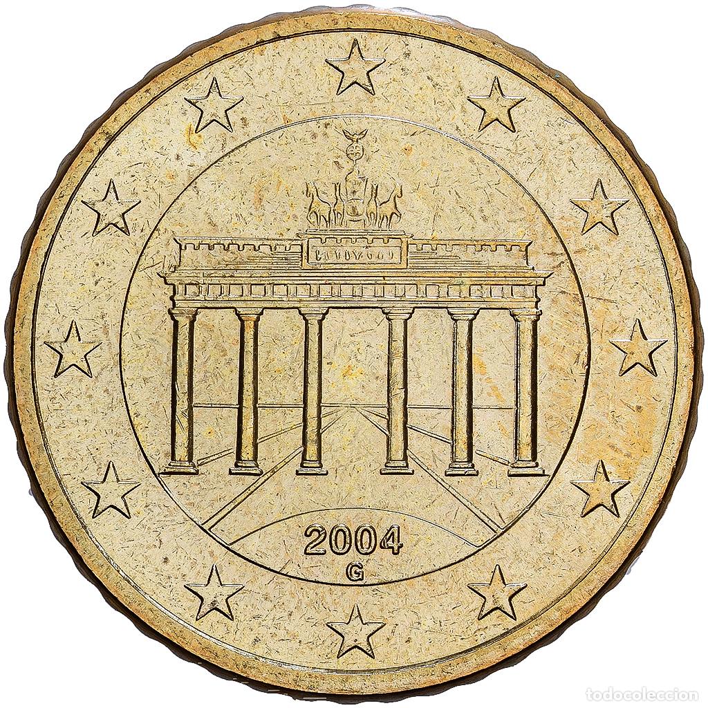 Monedas antiguas de Europa: [#1530449] ALEMANIA - REP&Uacute;BLICA FEDERAL, 50 Euro Cent, 2004, Karlsruhe, Nordic gold, SC