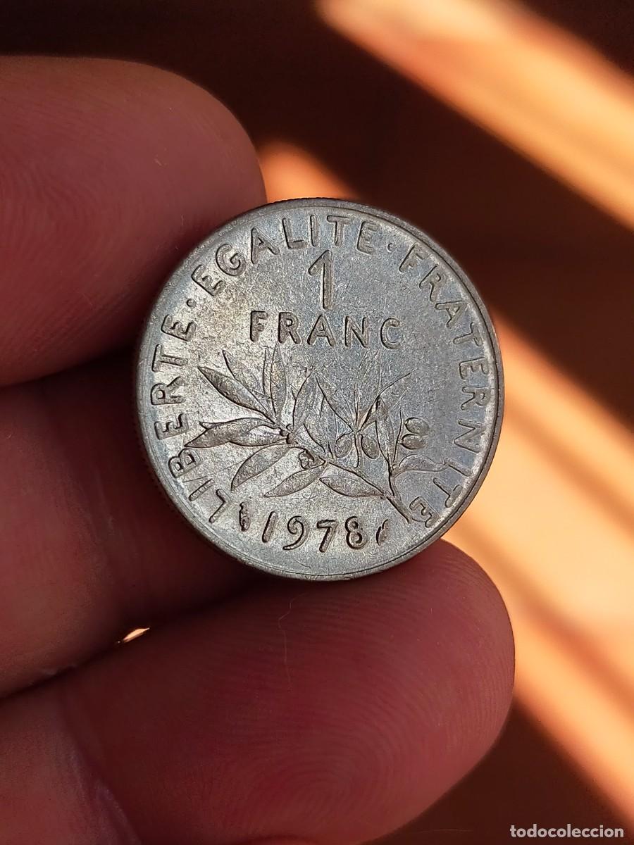 Monedas antiguas de Europa: MONEDA DE 1 UN FRANCO FRANC FRANCIA 1978 MUY BUENA CONSERVACION