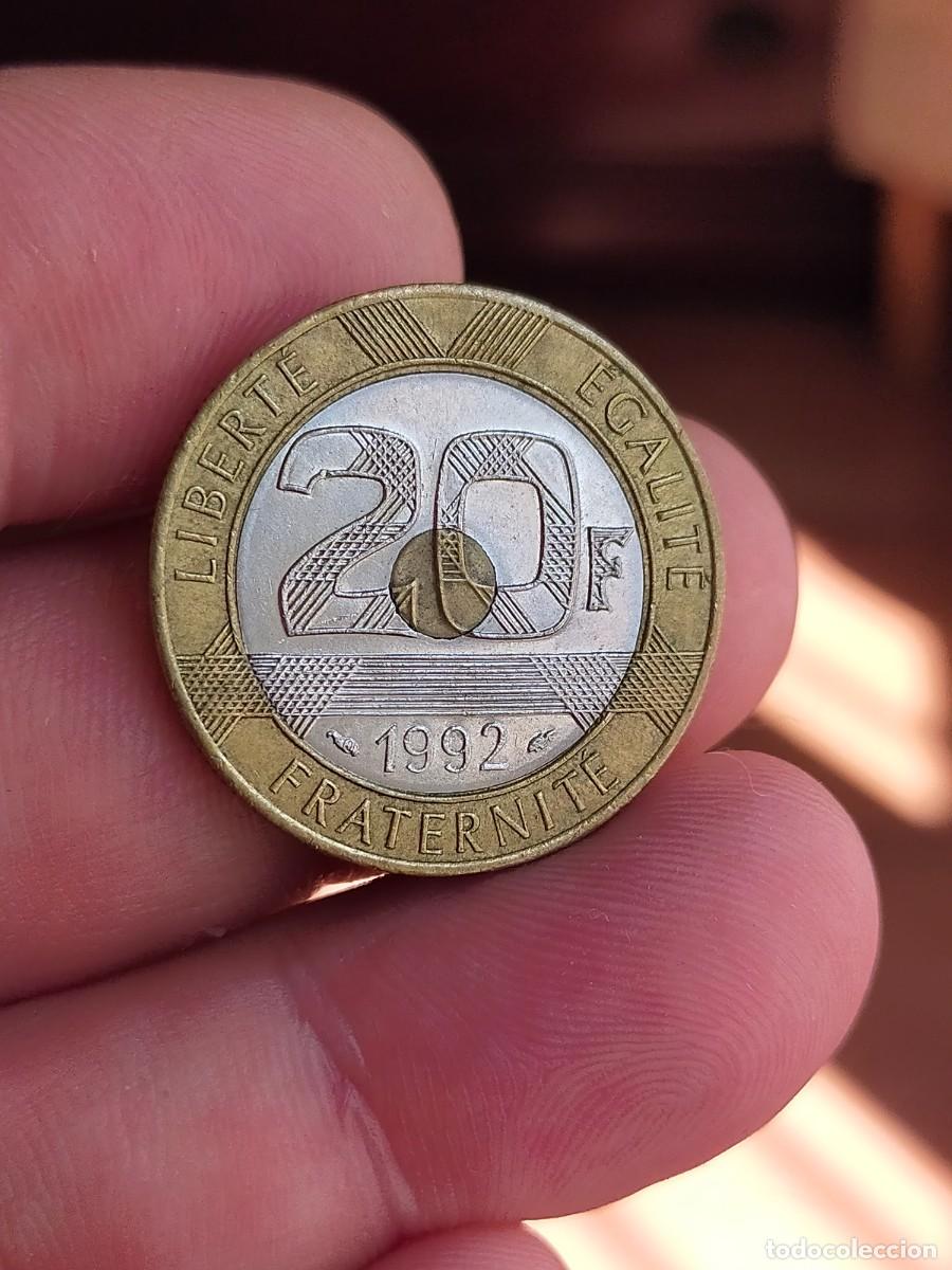 Monedas antiguas de Europa: MONEDA DE 20 VEINTE FRANCOS FRANCS FRANCIA 1992 MUY BUENA CONSERVACION