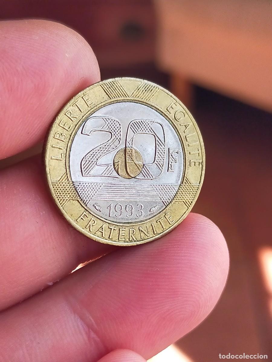 Monedas antiguas de Europa: MONEDA DE 20 VEINTE FRANCOS FRANCS FRANCIA 1993 MUY BUENA CONSERVACION